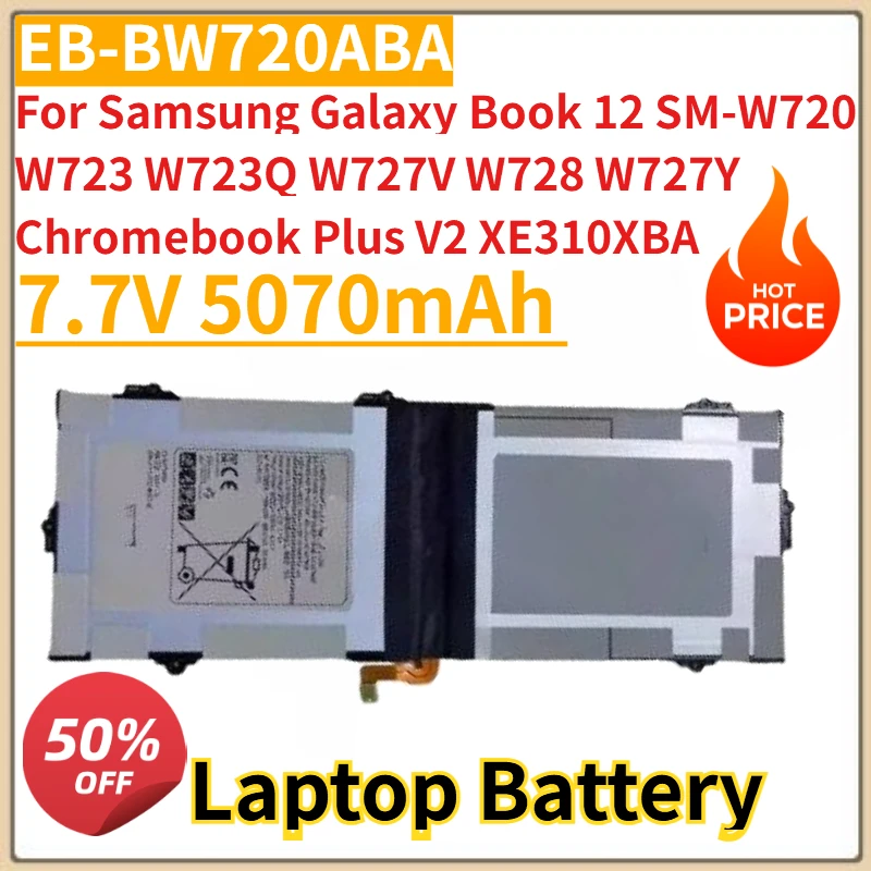 جديد EB-BW720ABA بطارية 7.7 فولت 5070 مللي أمبير لسامسونج غالاكسي كتاب 12 SM-W720 W723 W723Q W727V W728 W727Y Chromebook زائد V2 XE310XBA #1
