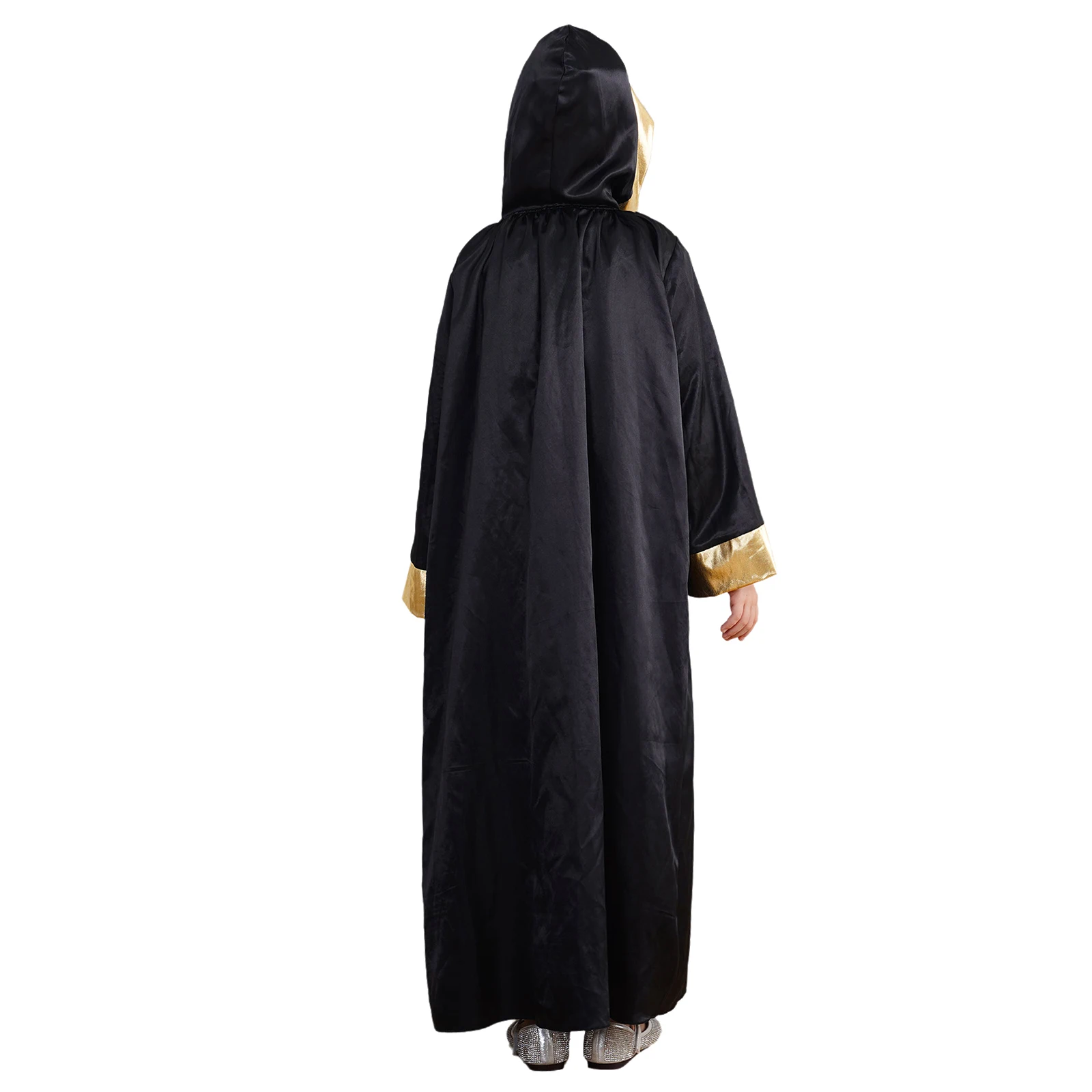 Kinder Jungen Mädchen Alien Kostüm Halloween Weltraum Kadett Kapuze Umhang Robe für Thema Party Cosplay Karneval verkleiden