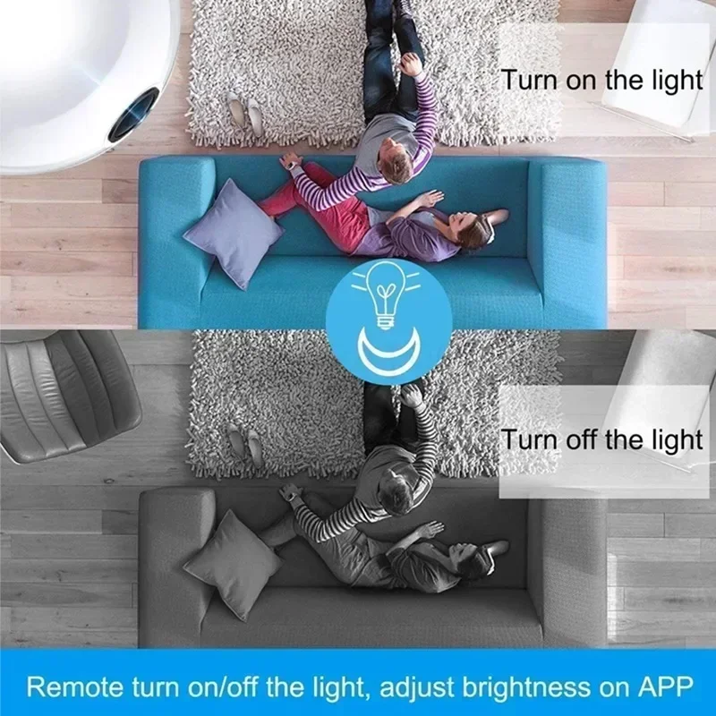 360 °   كاميرا بانورامية واي فاي 1080P HD حماية أمنية عين السمكة كاميرا IP المنزل الذكي للرؤية الليلية CCTV كاميرا مراقبة صغيرة