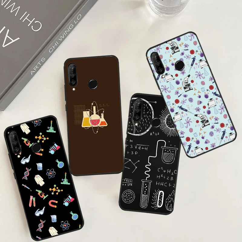 Science Biology Laboratory For Huawei Nova 11i 3i 7i 8i Y91 Y60 Y70 Y61 Y90 Nova 11 Pro 10 9 SE P20 P40 P30 Lite Case