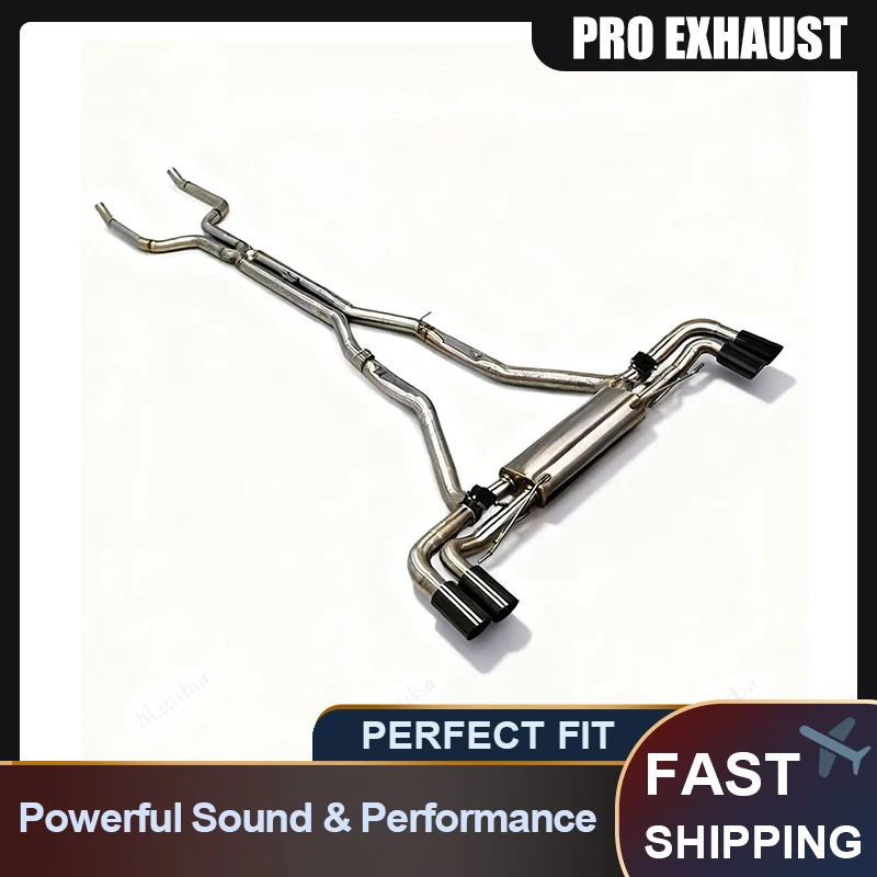 

Auto Valved Catback for BMW X5 G05 X6 G05 M50i M60i LCI 4.4TT 2019-2024 T304 Performance X Midpipe Muffler Exhaust Pipe Systems