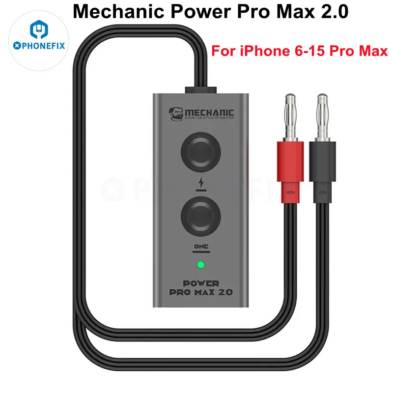 

Линия электропередачи Mechanic Power Pro Max 2.0 для iPhone X-15ProMax, материнская плата, аккумулятор, загрузка в один клик, источник питания постоянного тока, тестовый шнур управления