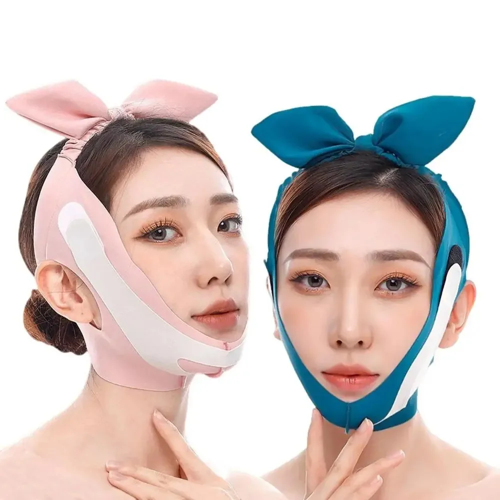 Adjustable Face Slimming Bandage V Line Face Shaper Chin Cheek Lift Up Belt Far-infrared Facial Anti Wrinkle Strap Skin Care