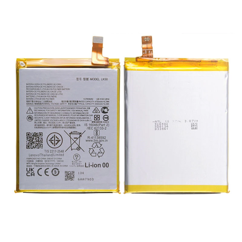 100% Original LK50 5000mAh Battery For Motorola Moto G60S XT2133 Phone Batteries