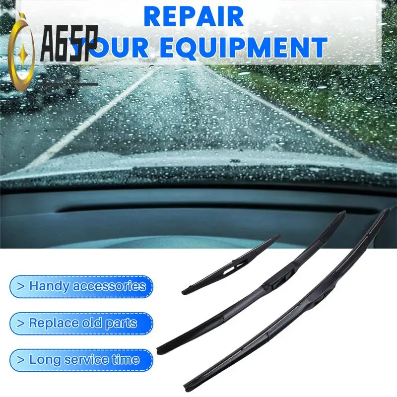 

A65P-Front Rear Wiper Blades Set For Mitsubishi ASX Outlander Sport 10-22 Windshield Windscreen 24+21+10Inch Car Parts LHD