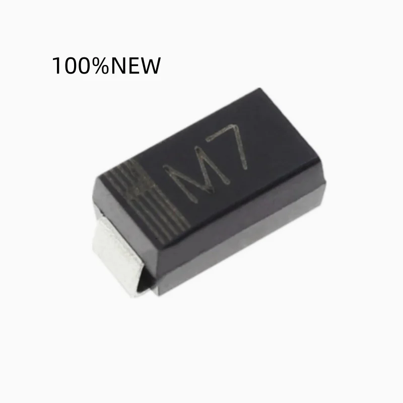 (100 Pieces) 100% New M7 Rectifier Diode 1A1000V Sma Smd 1N4007 Do-214Ac
