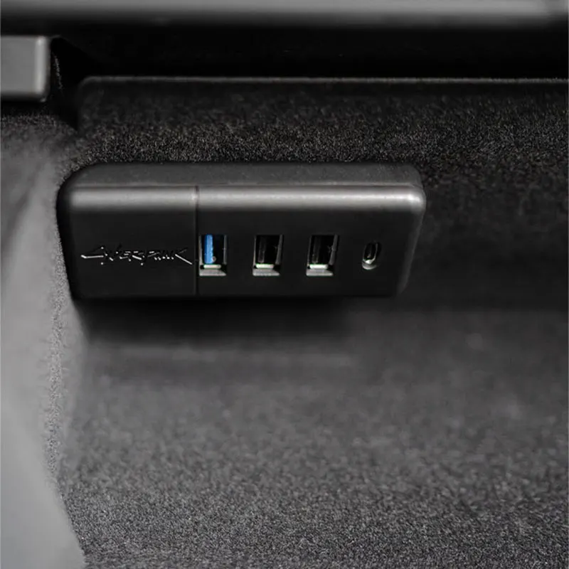 Glove Box Expansion Dock USB For Tesla Model 3 Model Y Modified Accessorie Expansion Data Center Hub Accessories