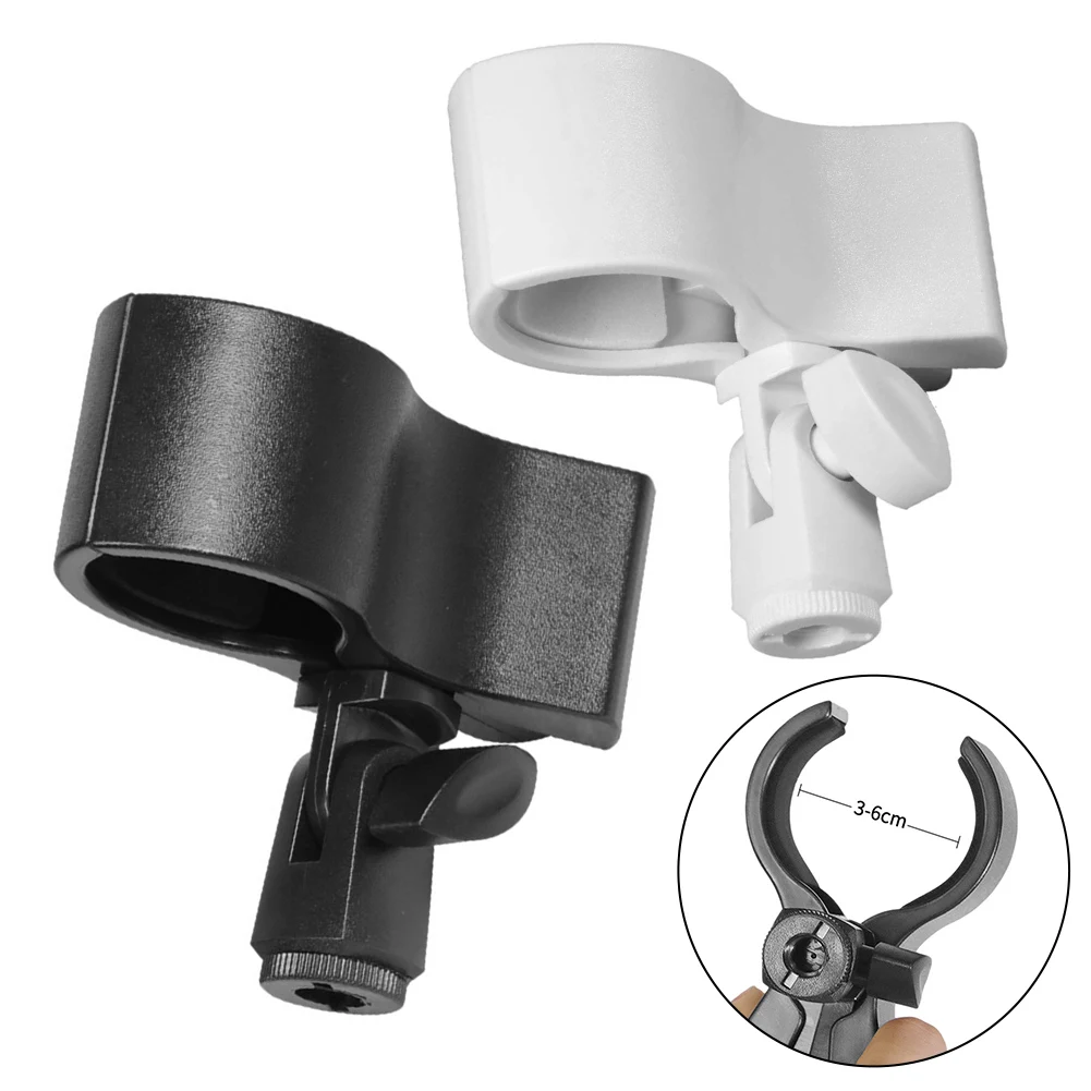 Adjustable Mic Clamp Holder Sturdy Construction Flexible Angle Adjustment Compatible with Various Microphone Configurations