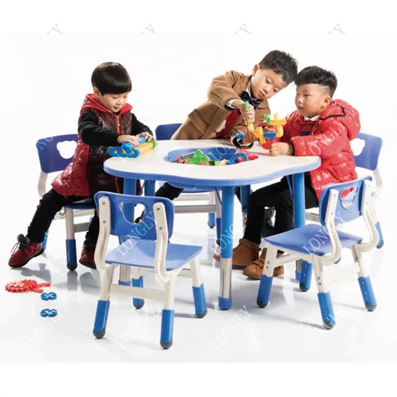 

Modern Style High Quality Kids Play Table and Chair for Bedroom Bathroom Hospital Hotel Supermarket or Kindergarten