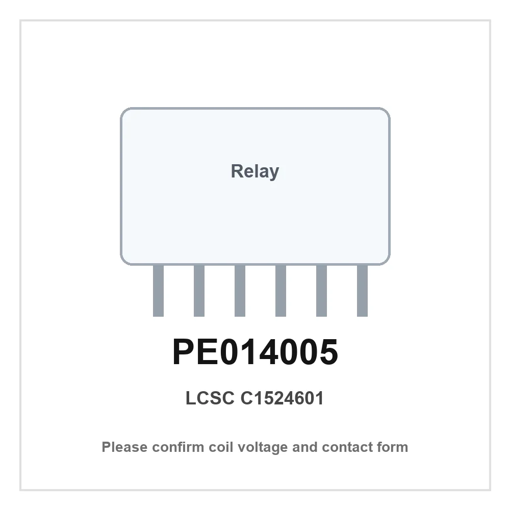 5pcs PE014005 5V 20x10mm SPDT Power Relay PCB Electronic Switch