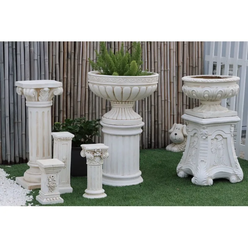Factory direct sales European Roman column Roman basin outdoor villa garden garden decoration ornament handicrafts