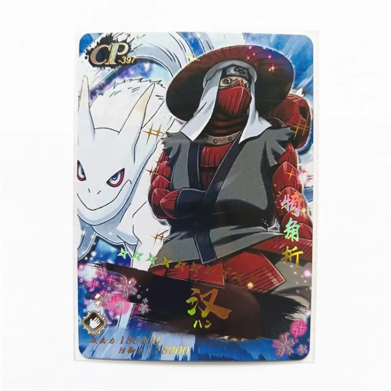 Little Dinosaur Nine Bullets Cp-Series Naruto Anime Characters Uzumaki Naruto Hashirama Collection Card Board Game Birthday Gift