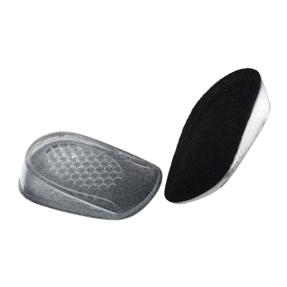 

1 Pair Height Increasing Insoles For Women Men Lightweight Silicone Shoe Pads Adhesive Non-Slip Honeycomb Washable Foot Care