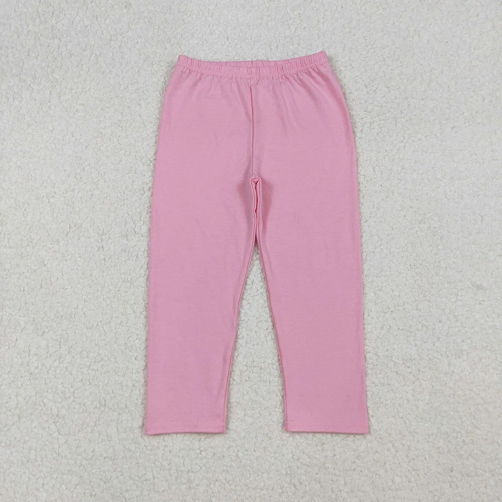 

Baby Girls Light Pink Cotton Legging Pants for Soft Comfortable Clothing Lightweight Pants for Infants