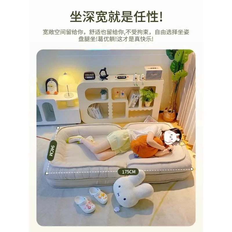 Lazy sofa Human kennel Internet celebrity chair Bedroom reclining and sleeping foldable tatami single sofa bed