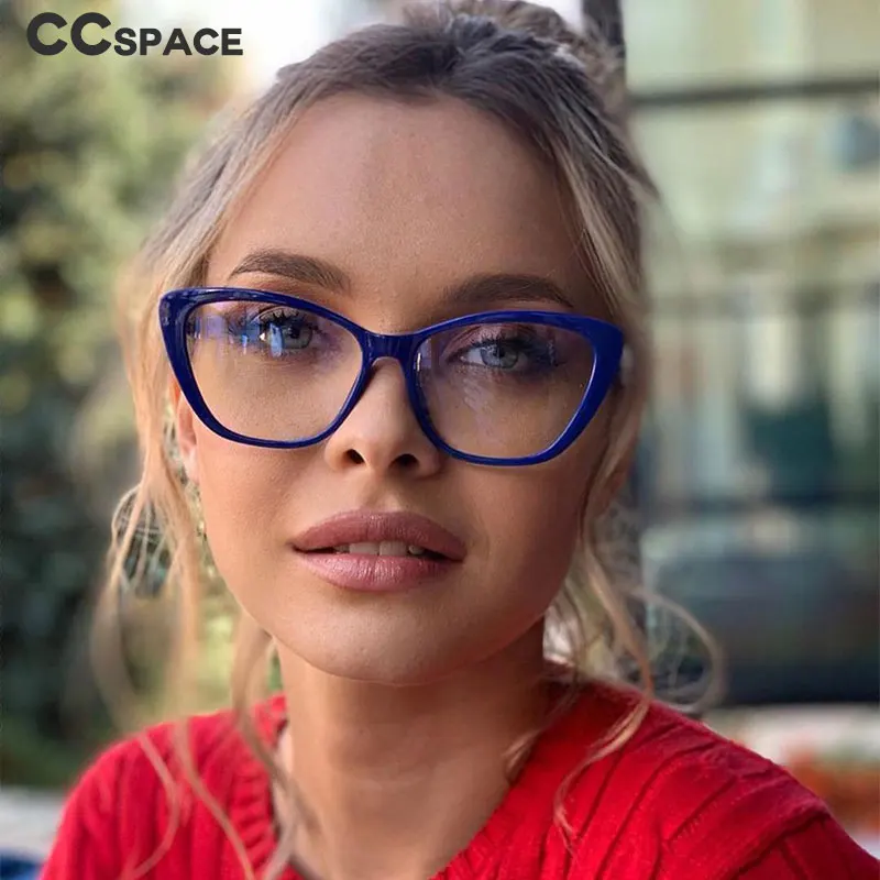 47312 Anti Blue Glasses Frames Plastic titanium Men Women Optical Fashion Computer Glasses