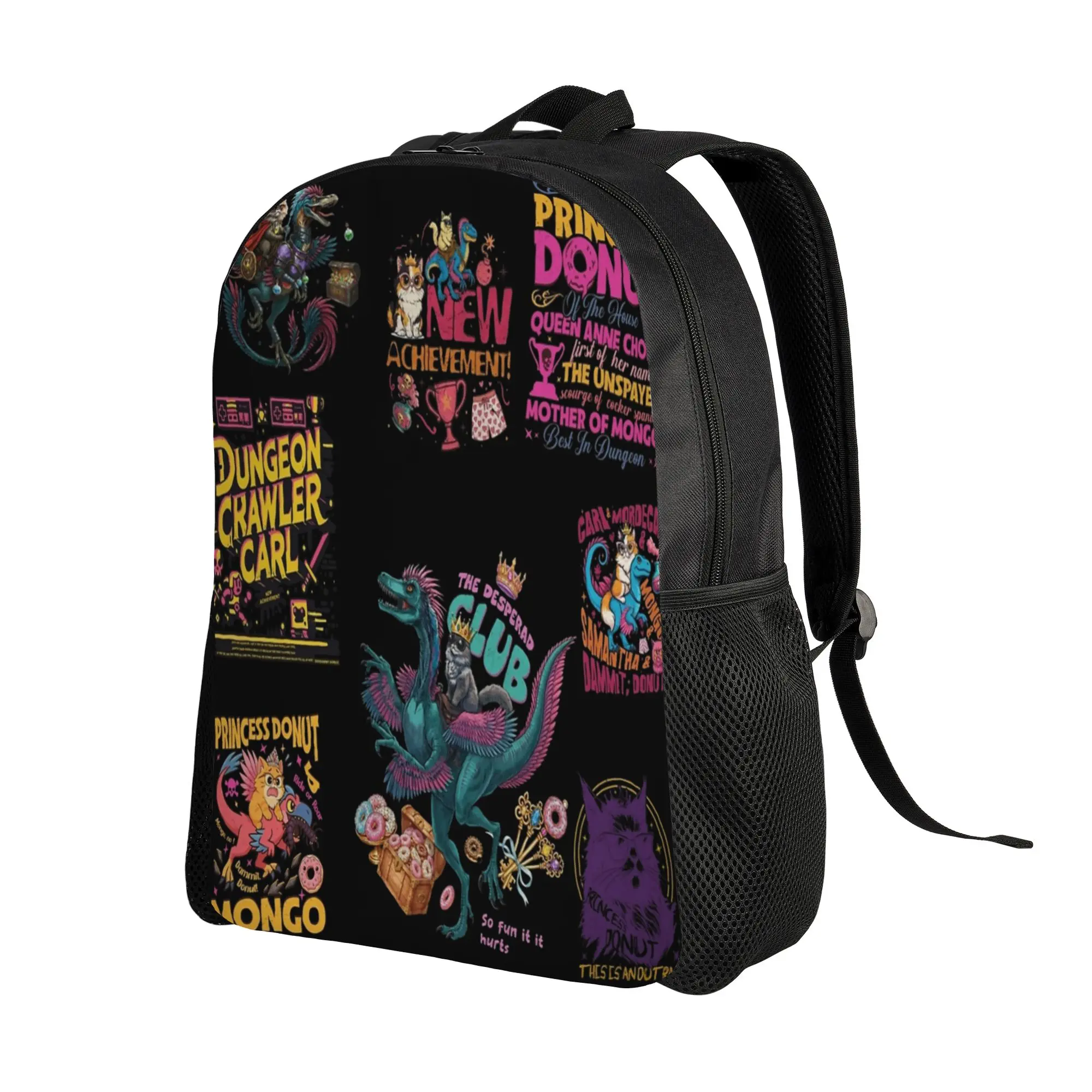Dungeon Crawler Carl  Backpack  Cute Backpacks Teen Camping Lightweight High School Bags Custom Rucksack