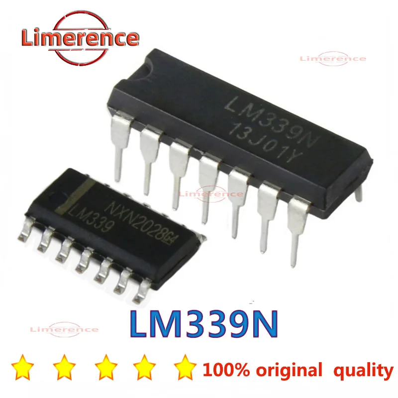 10-20PCS LM339N LM339DR DG LM339PWR L339 TSSOP-14 DIP14 SOP14 Quad Voltage Comparator Chip