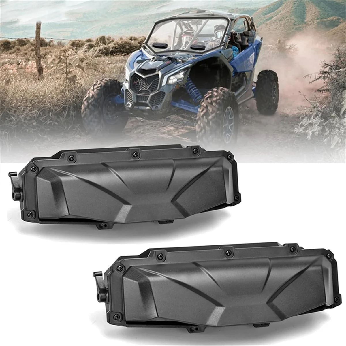 UTV Windshield Roof Vent Install Kit for Can-Am Maverick X3 Trail Sport Compatible with Polaris RZR 800 900 1000S