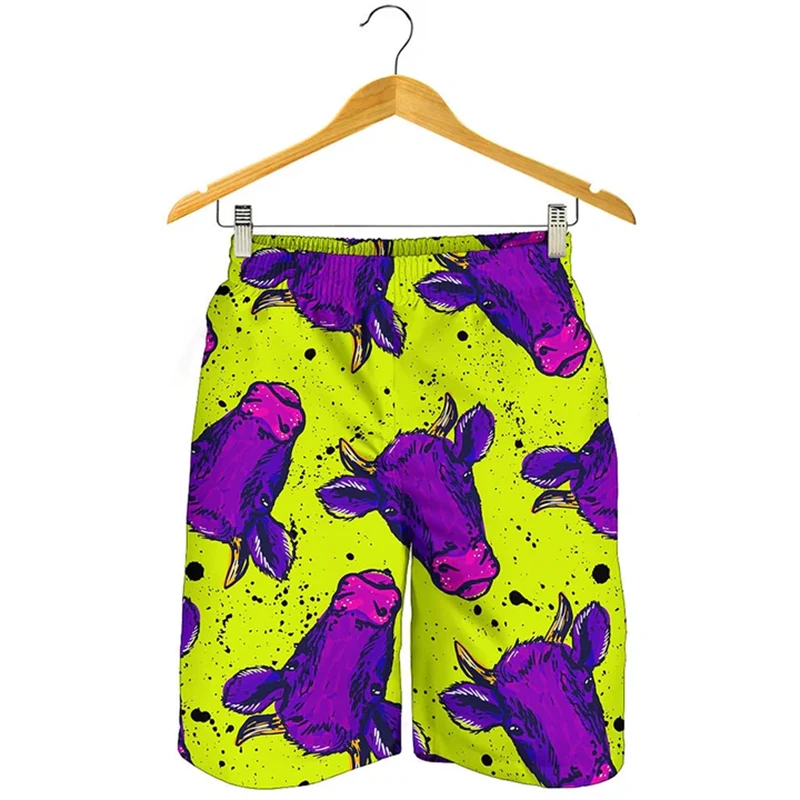 Nuova vendita calda divertente animale cane 3D stampato pantaloni corti uomo estate Cool Duck costume da bagno bambini donne Hawaii Vacation Beach Shorts