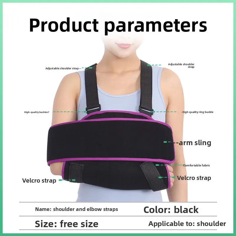 Multifunctional Forearm Breathable Sling Fixed Arm Rehabilitation Sling Upper Limb Fixation Band for Shoulder and Elbow Injuries