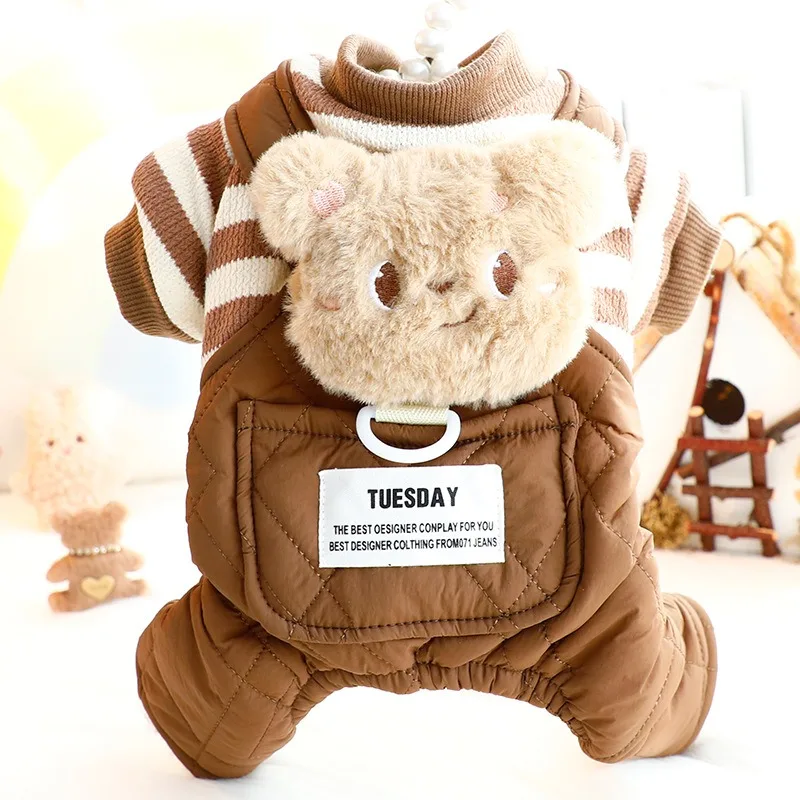 Winter Pet Dog Vest Jacket for Small Medium Dogs Cats pet Warm Cotton Clothes Puppy Yorkie Chihuahua Coat Maltese Bulldog wear
