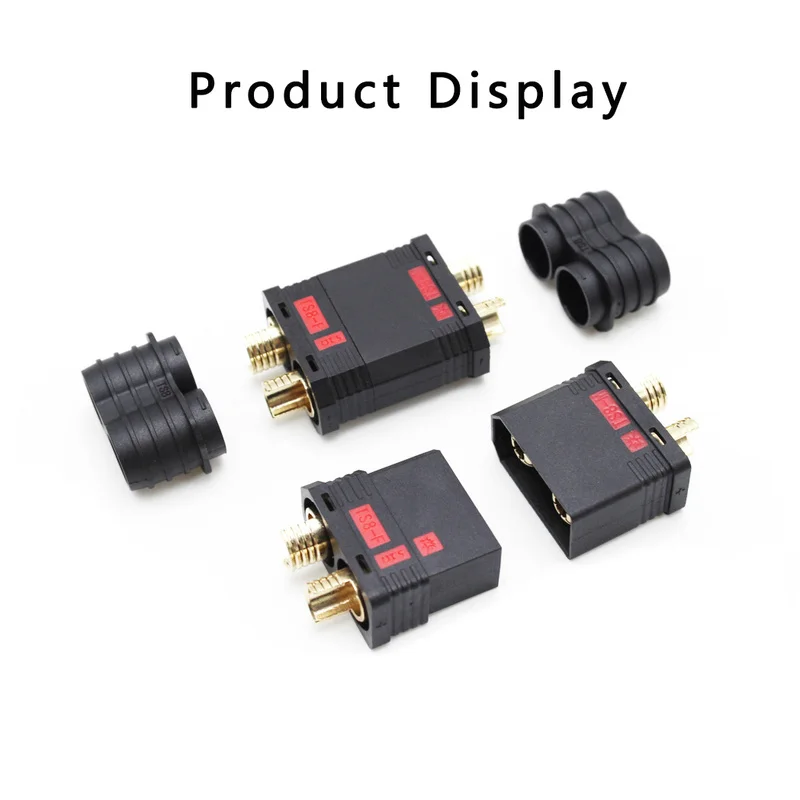 TS8 QS8-S Upgraded Version Heavy Duty Battery Connector Anti-Spark Gold Connector Large Power Plug for RC Plant protection drone