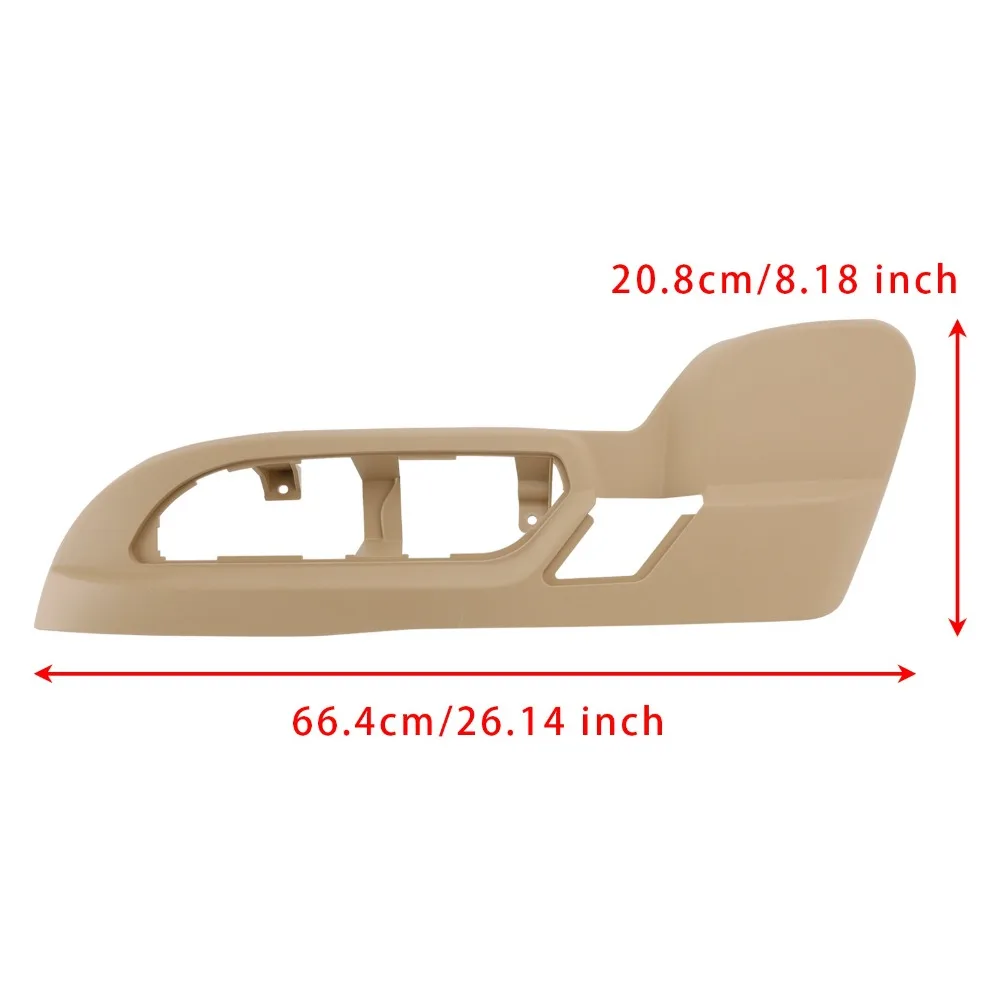 Para Buick Enclave 2009 2010 2011 2012, Panel de Ajuste Lateral del Asiento Delantero del Conductor, Cubierta Color Bronceado 25941790