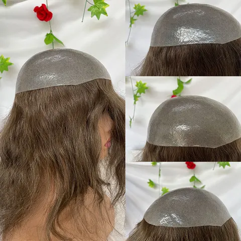 Натуральные волосы Eseewigs топпер 12 дюймов коричневый 4 шт