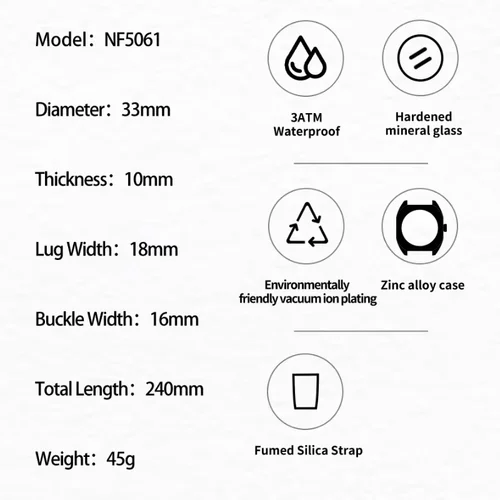 Imagen 2 del producto NAVIFORCE moda mujer Casual elegante Simple polígono cuarzo reloj de silicona regalo para mujer reloj de pulsera Casual reloj femenino