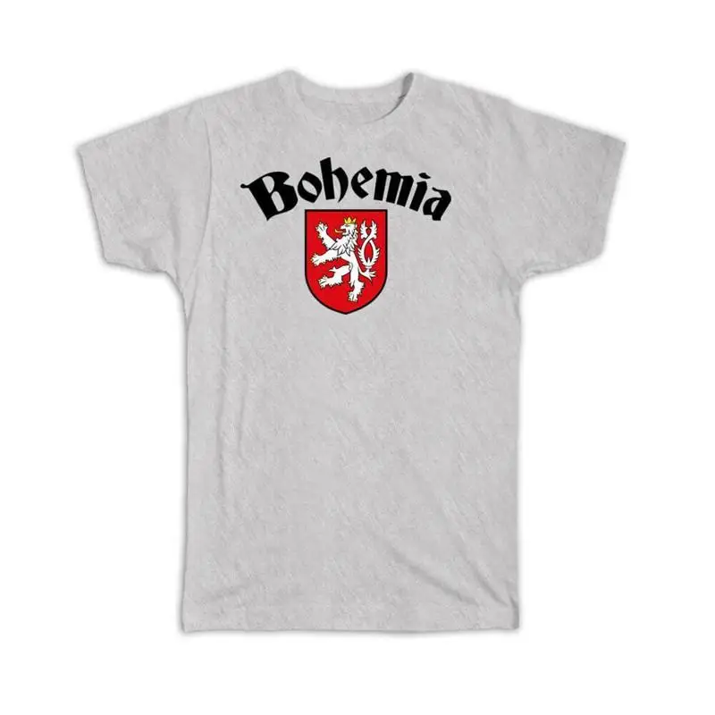 Bohemia Czech Republic Lion Coat Of Arms Crystals Eastern Europe T shirt