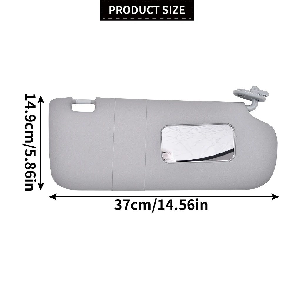 Für Hyundai I20 PB 2008-2018 Vorne Links Rechts Sonnenblende mit Spiegel 852101J000 852201J000 Ersatzteil – Detail 1
