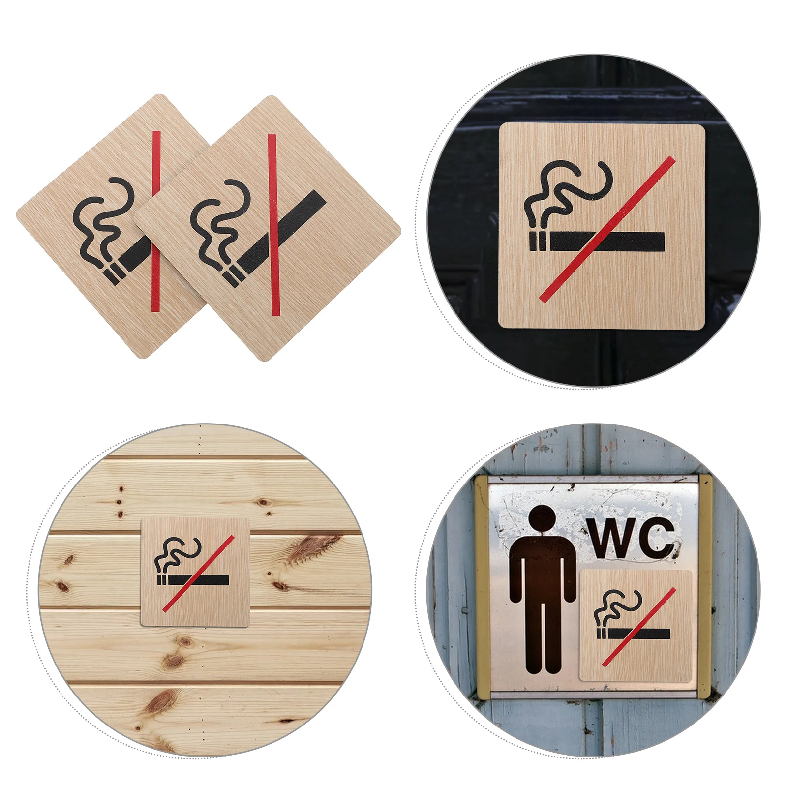 2 шт. наклейки с именными табличками, бирки для огнетушителя, знак для курения, плакат, сигнализация