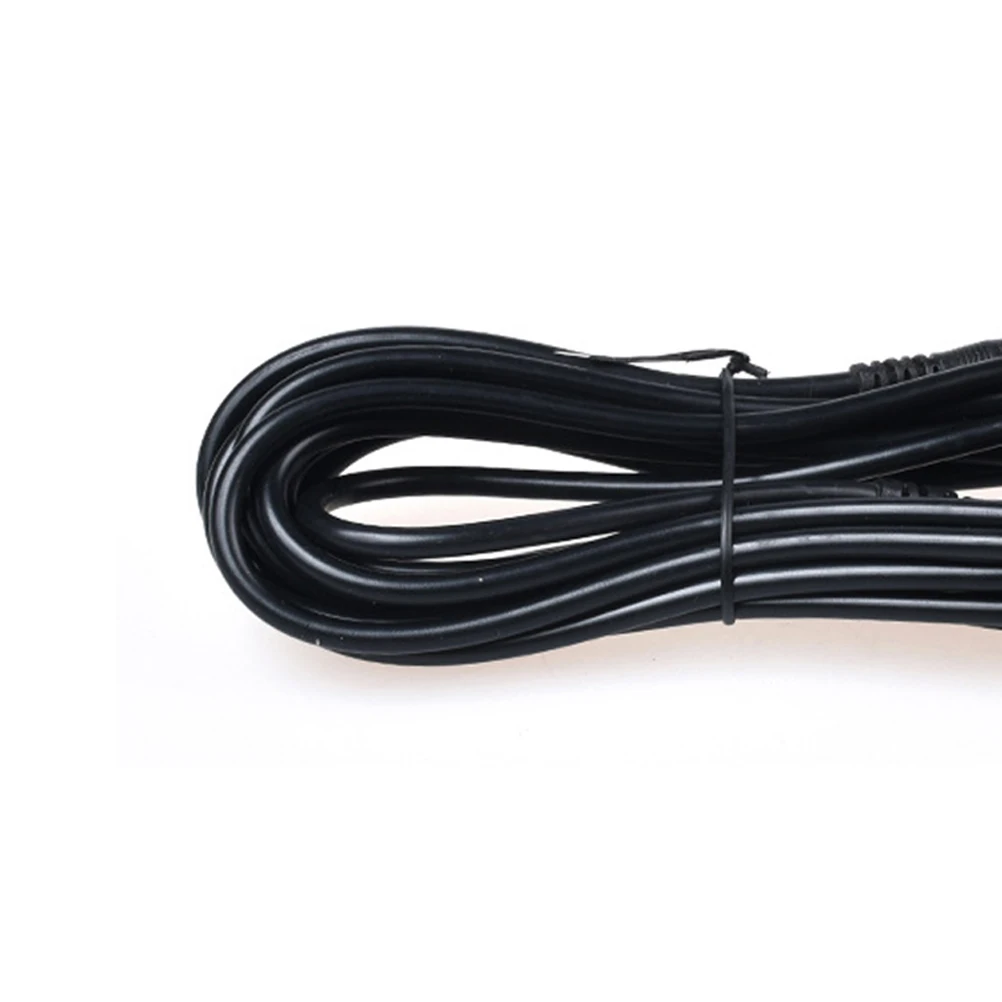 

5M Guitar Cable For Bass Electric Acoustic Instruments 6.35Mm Straight Right Angle Durable Plastic Stage Audio Cord Black