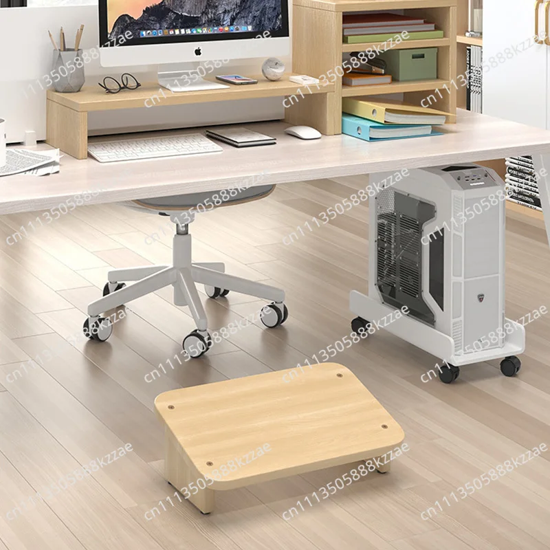 Wooden Under Desk Footrest Office Nonslip Wooden Step Stool Foot Rest Slanted Rest Wooden Stool Chair For Adults Home Bedroom
