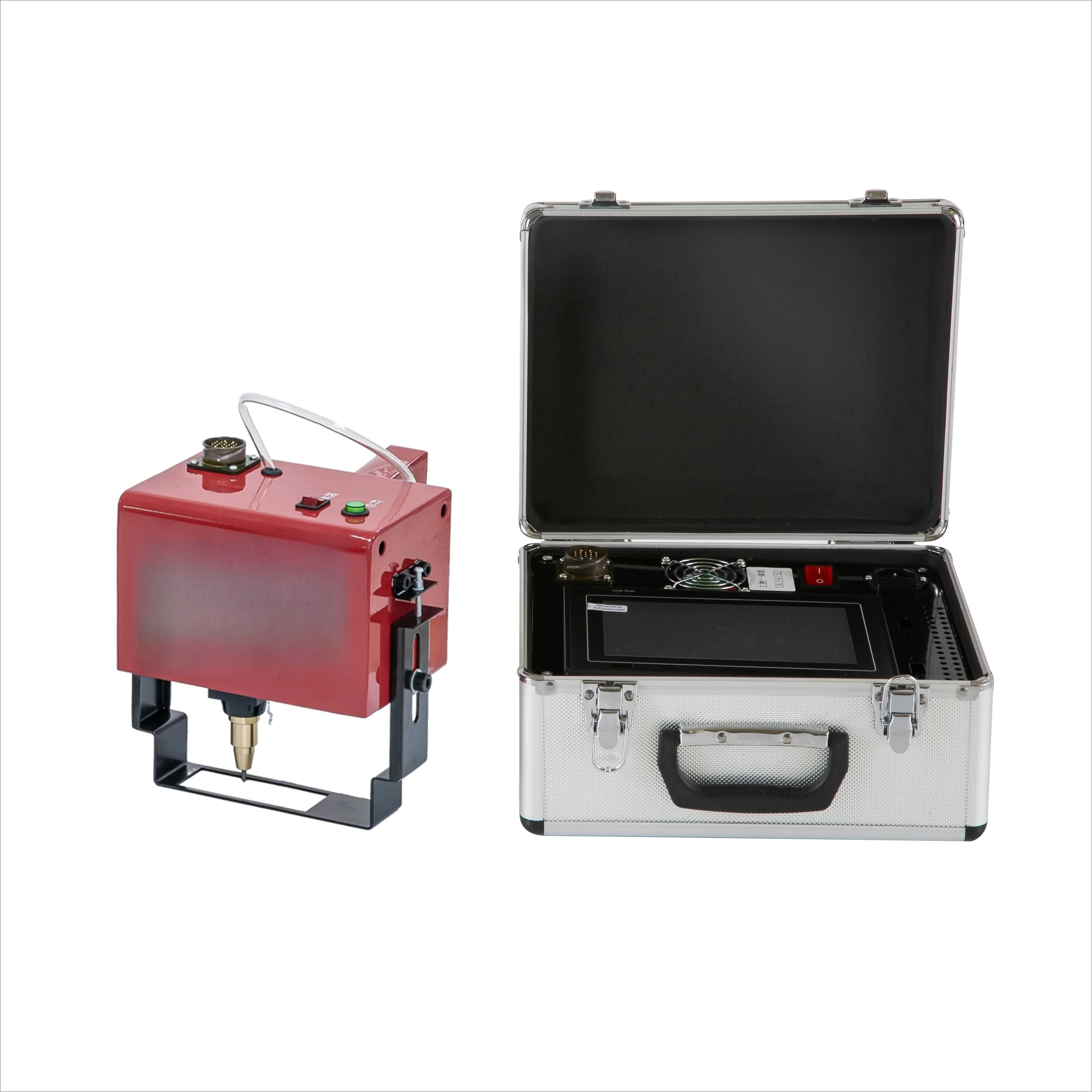 

KUNTAI KT-PB03 Marking Area 80x25mm Pneumatic Portable Trailer Chassis Vin Number Dot Peen Marking Machine Punching Tool