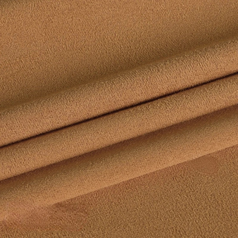 Frosted Suede Fabric Super Soft Ultra-fine Clothing Designer Cloth Apparel for Diy Sewing Pure Polyester Material