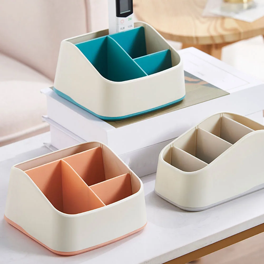 

Desktop Storage Box Stationery Cosmetics Multi-Function Table Organizer Thickened Classified Desk Accessory Home Supply