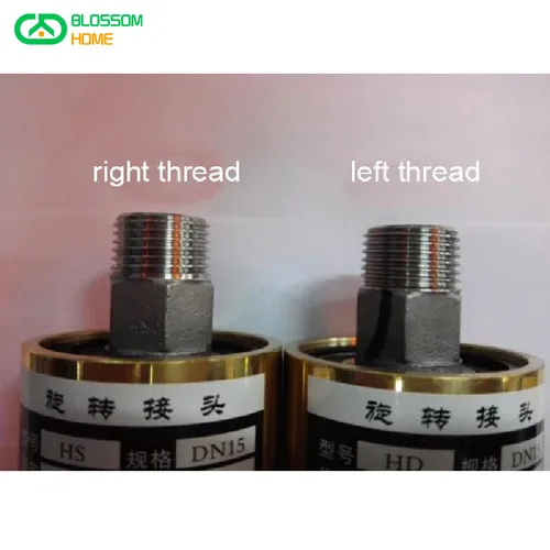 Imagen 2 del producto Junta giratoria HD10 DN10 de 3/8 pulgadas, junta giratoria 360, acoplamiento giratorio de agua, aire y aceite, conector universal de pulverización, unión de rotación de latón