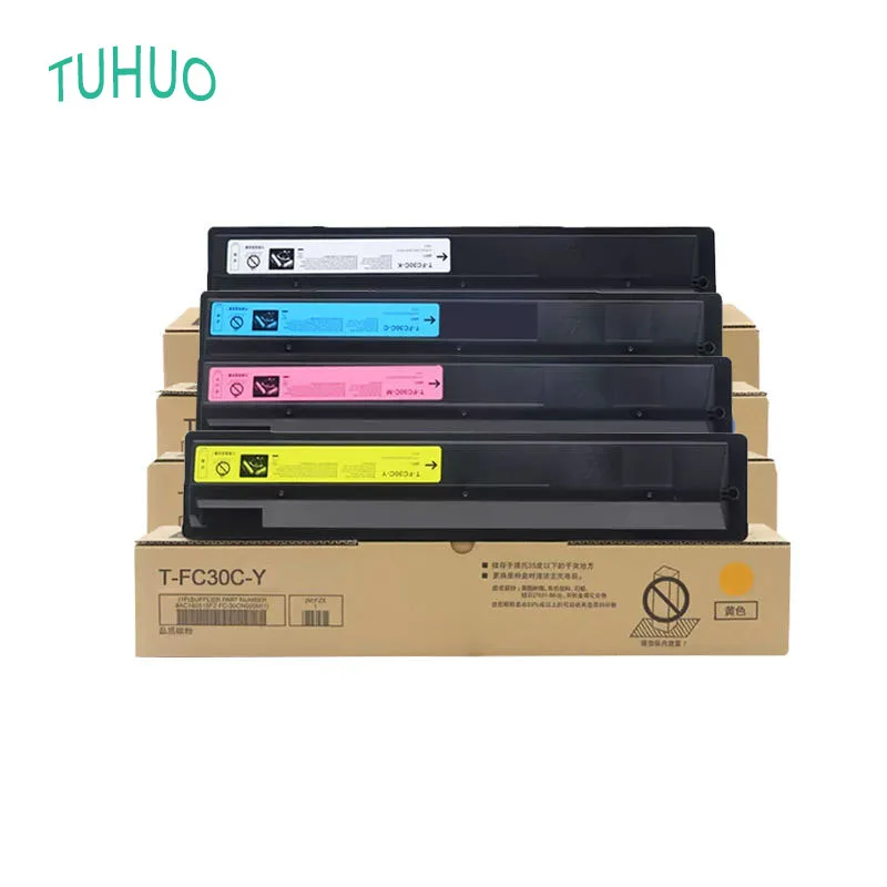 

1PC T-FC30 Toner Cartridge For Toshiba E-Studio 2050C 2051C 2550C 2551C High Quality Compatibility Copier Toner BK:500g CMY:400g