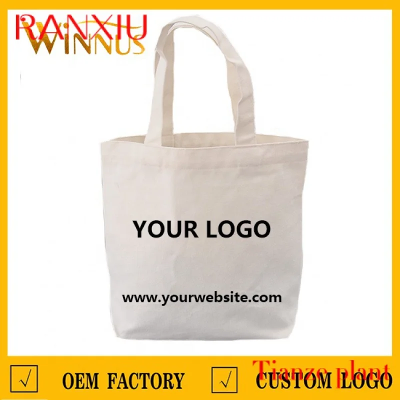 Custom cheap custom logo print small large black white eco friendly canvas shopping bags reusable beach natural cotton canvas to