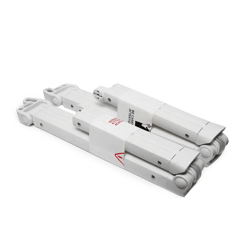 ATV&UTVGULI K01W-2.0M 2.0M White Retractable Awning Crank Arm Set with Remote Control PA Coated Acrylic Sail and Steel Wire