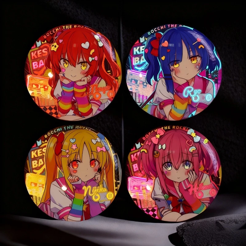 

Аниме BOCCHI THE ROCK! Броши и значки для косплея Yamada Ryo, Kita Ikuyo, Gotoh Hitori, Ijichi Nijika, аксессуары для сумок, реквизит