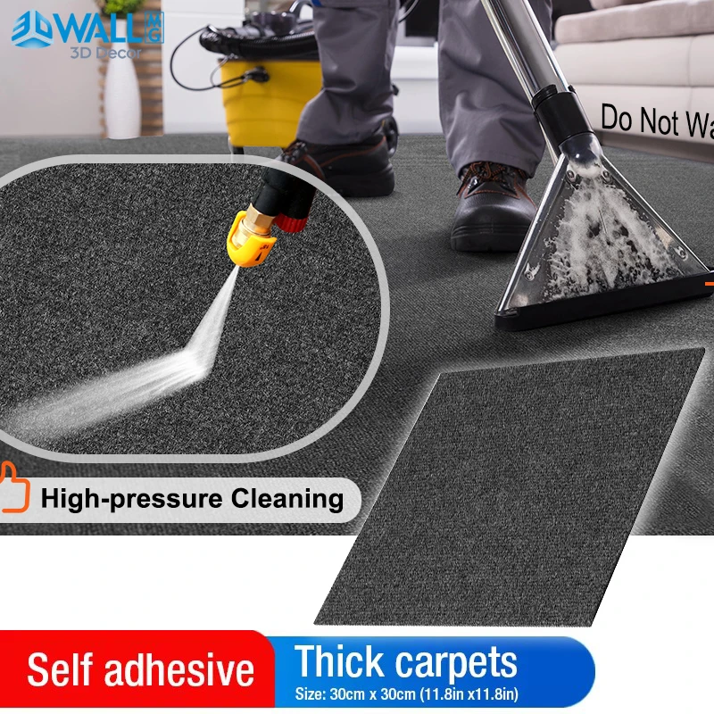 

Self adhesive carpet 30x30cm living room carpet floor mat decor office carpet staircase anti-slip self adhesive floor sticker