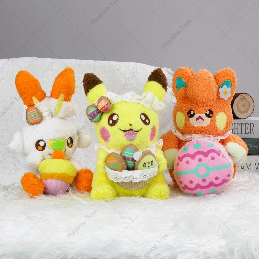 Плюшевая игрушка Pokemon Furret Scorbunny Phanpy Litwick Shinx Zygarde Core, мягкая кукла маленького размера, каваи, отличный подарок на день