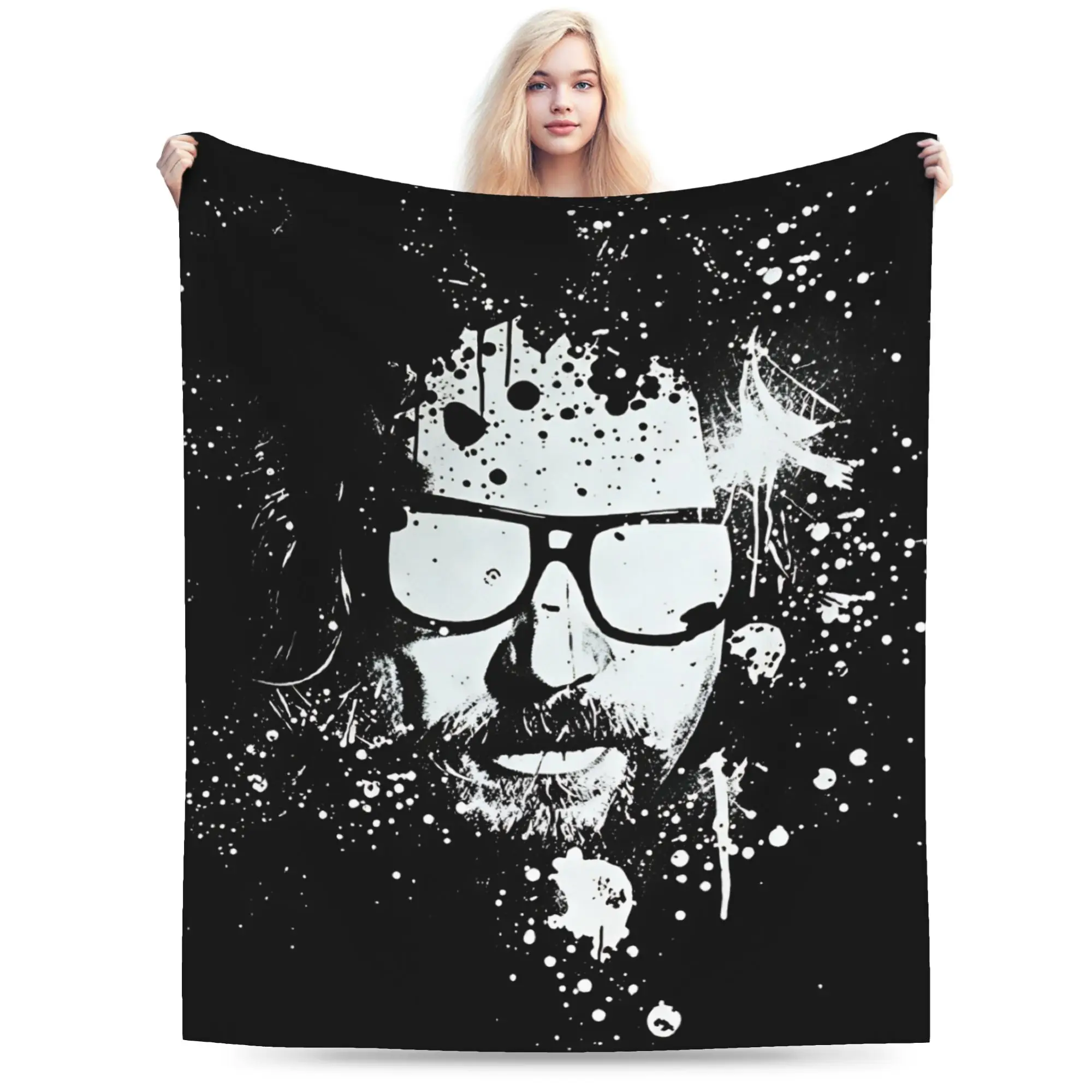 Warm Soft Blanket Girls Boys Travel The Dude Big Lebowski Throw Blanket  Flannel Bedspread For Couch Chair Sofa Bed Sofa Bed