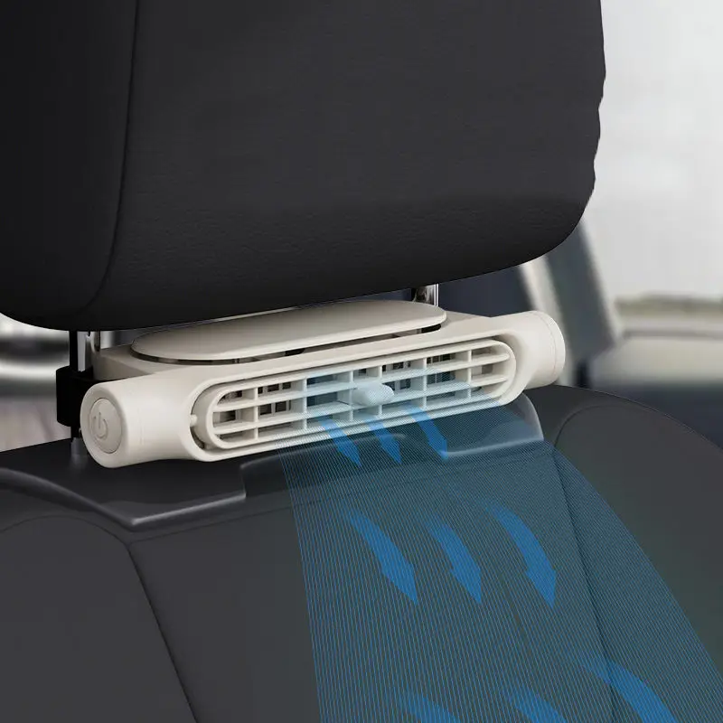 

Регулируемый USB-безлопастной вентилятор для автомобильного сиденья, новые автомобильные аксессуары, охлаждающая подушка для спины, вентилятор для летних путешествий