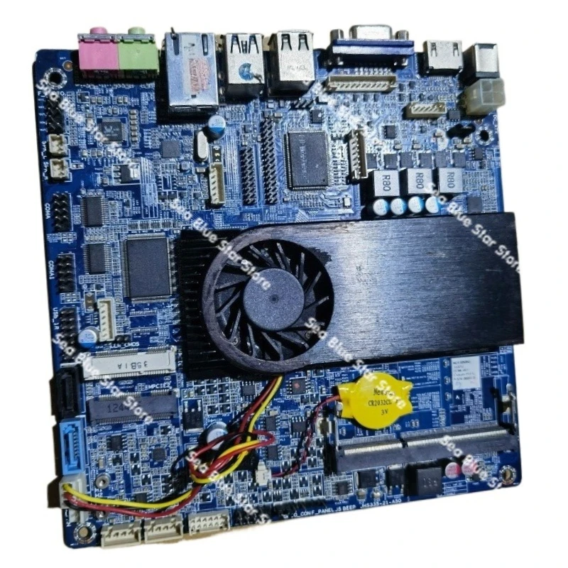 Integrated  Main Board 3337U 2COM LVDS NTX I5-3337U Cash Register Industrial Control Main Board Used Disassembly Main Board
