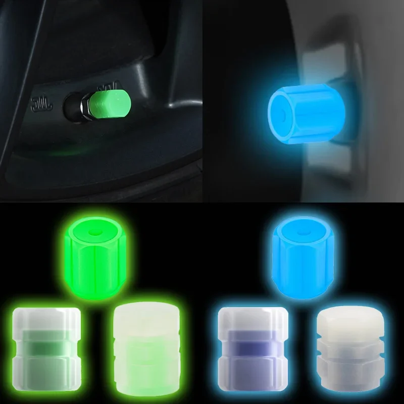 

Universal Car Luminous Valve Caps Auto Motorcycle Wheel Tire Glowing Valve Cover Tyre Wheel Hub Styling Decor Car Accessories