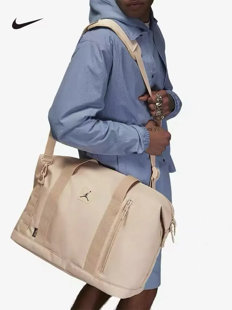 Nike Unisex Large Capacity Duffle Bag Casual Travel Training Sports Luggage Portable Shoulder Crossbody Bag HF1865-011